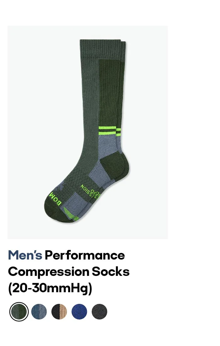 Men's Performance Compression Socks (20-30mmHg)