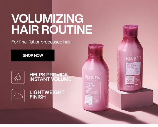 volumizing hair routine
