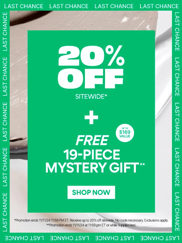 20% OFF SITEWIDE
