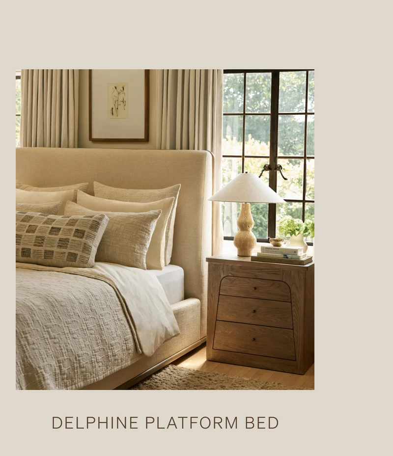 Shop Delphine Platform Bed