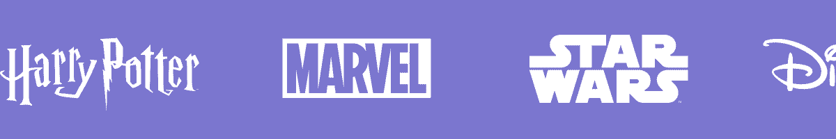 Star Wars, Disney, Harry Potter, Marvel, and more!