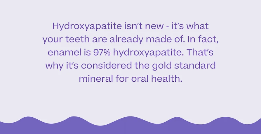 The gold standard mineral for oral health.