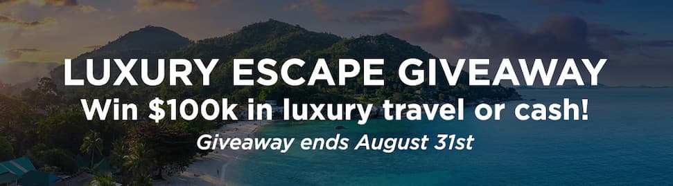 LUXURY ESCAPE GIVEAWAY