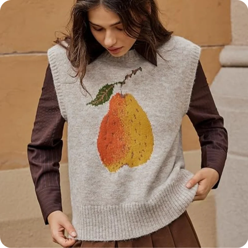 Pear sweater vest Pear sweater vest
