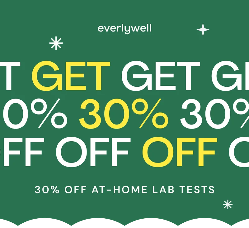30% OFF AT-HOME LAB TESTS