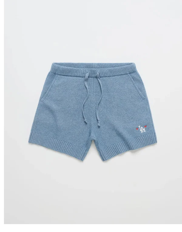Dodgers Heart Sweater Short - Blue Moon