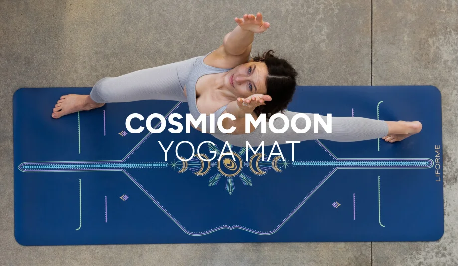 Cosmic Moon Yoga Mat