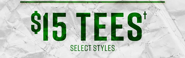 $15 Tees Select Styles