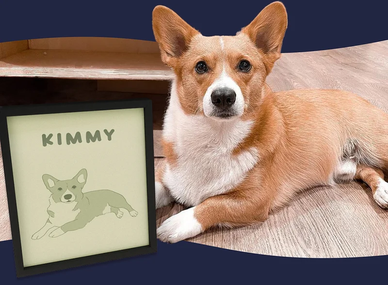 Two Tone Pet Portrait