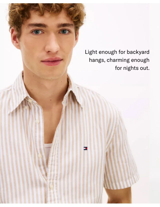 Light enough for backyard hangs, charming enough for nights out.
