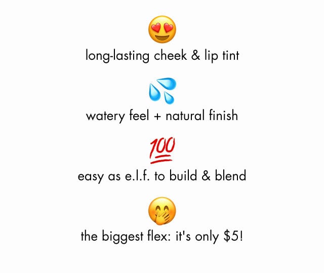 Long-lasting cheek & lip tint