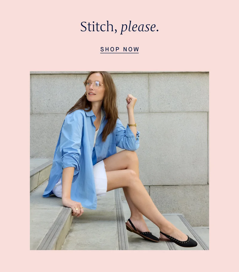 Stitch, please. SHOP NOW Stitch, please. SHOP NOW