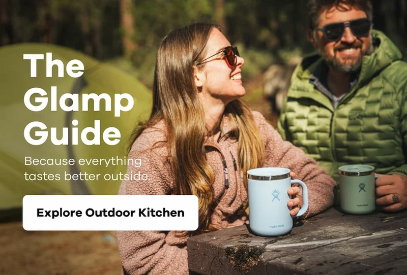 The Glamp Guide. Because everything tastes better outside. | Explore Outdoor Kitchen