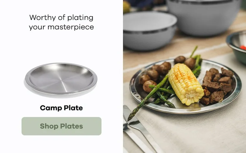 Worthy of plating your masterpiece. Camp Plate. | Shop Plates