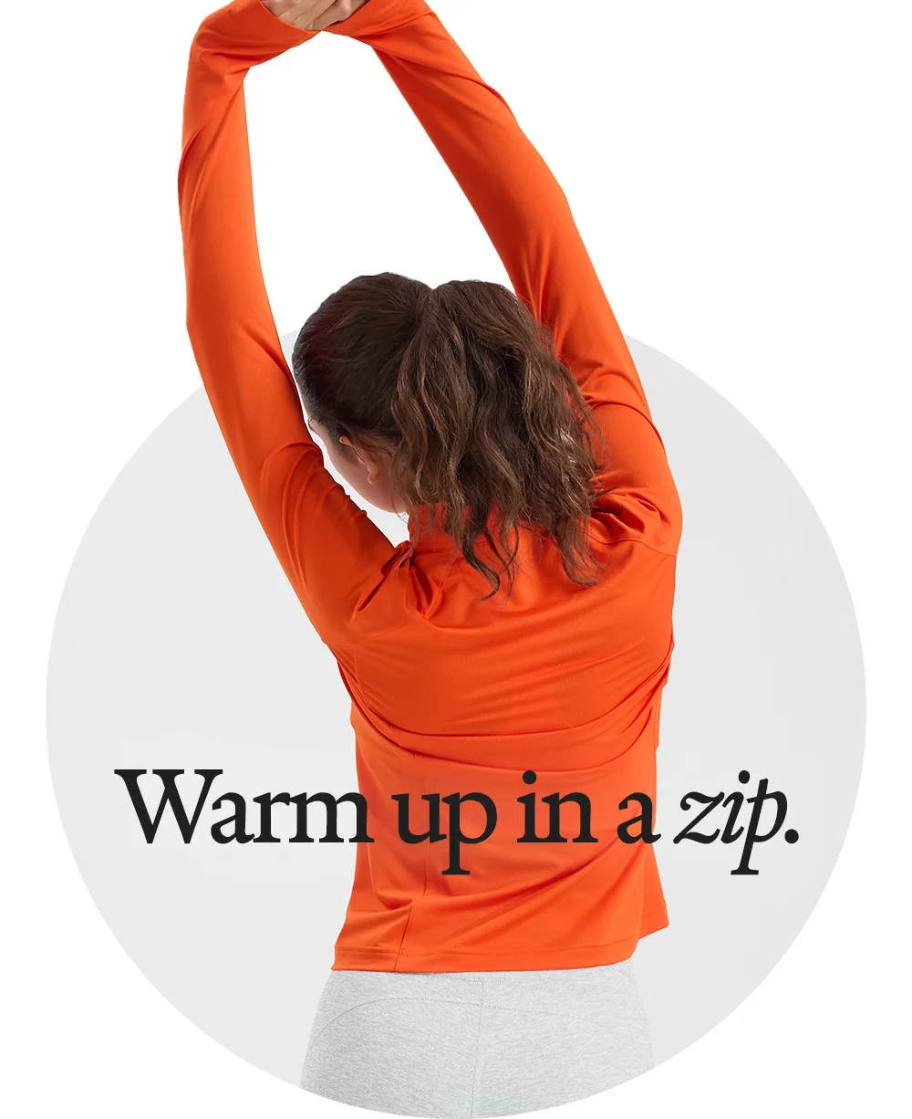 Warm up in a zip.