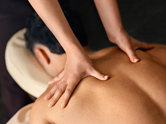 a back massage