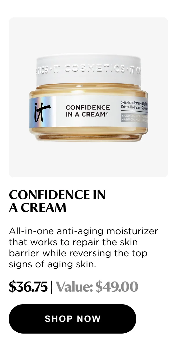 CONFIDENCE IN A CREAM