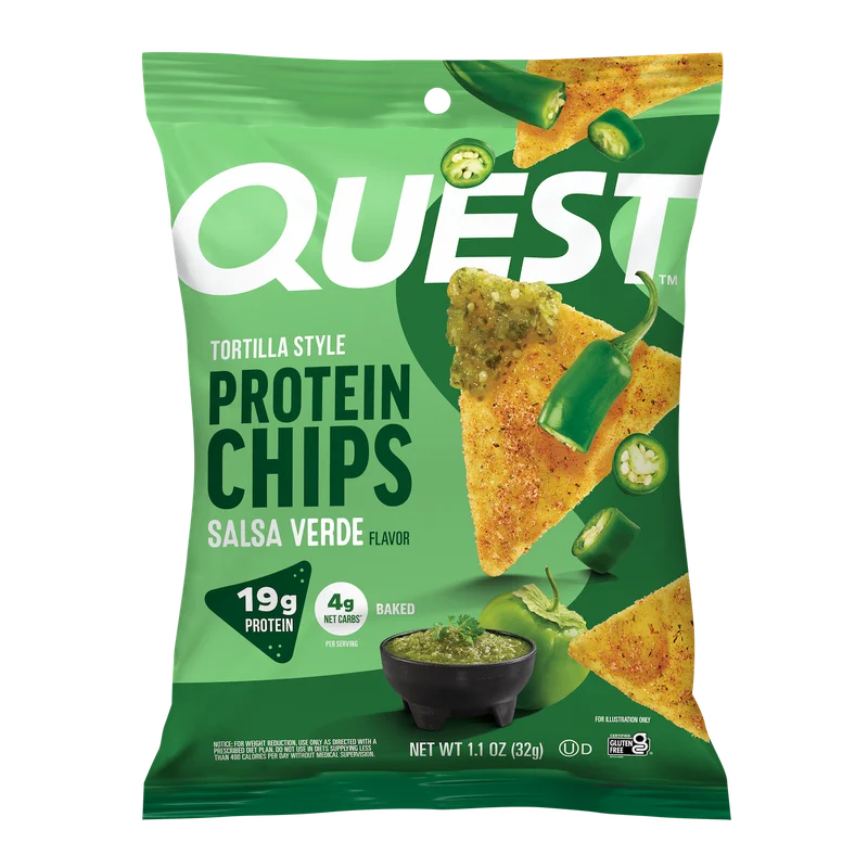 salsa verde protein chips