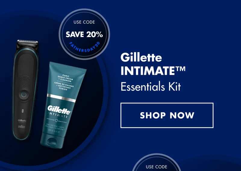 Gillette INTIMATE™ Essentials Kit. SHOP NOW