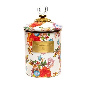 Mackenzie- Childs Medium Flower Market Canister
