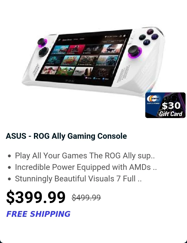 ASUS - ROG Ally Gaming Console