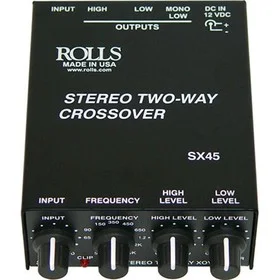Rolls discount code Stereo Two Way Crossover with Mono Sub Output