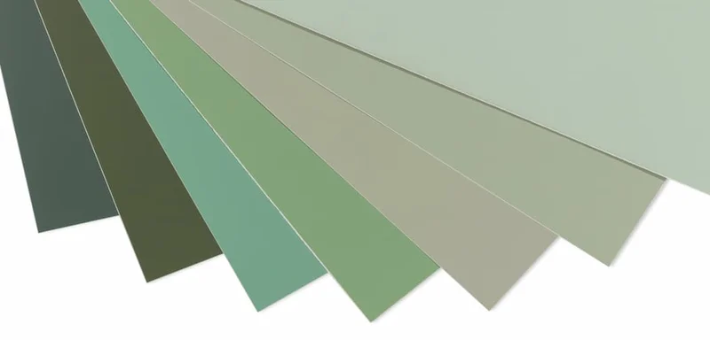 Dream Greens Swatch Kit featuring seven best-selling green paint colors