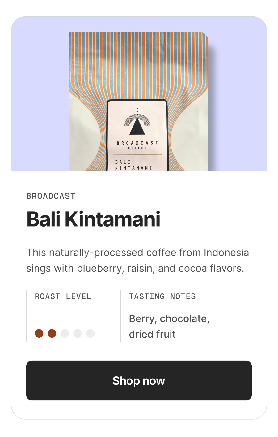 Bali Kintamani by Broadcast