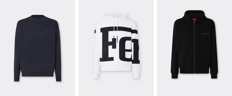 Ferrari cotton sweatshirt selection