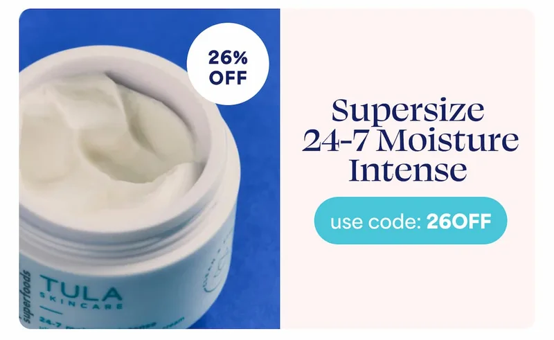 Supersize 24-7 Moisture Intense -- use code: discount code