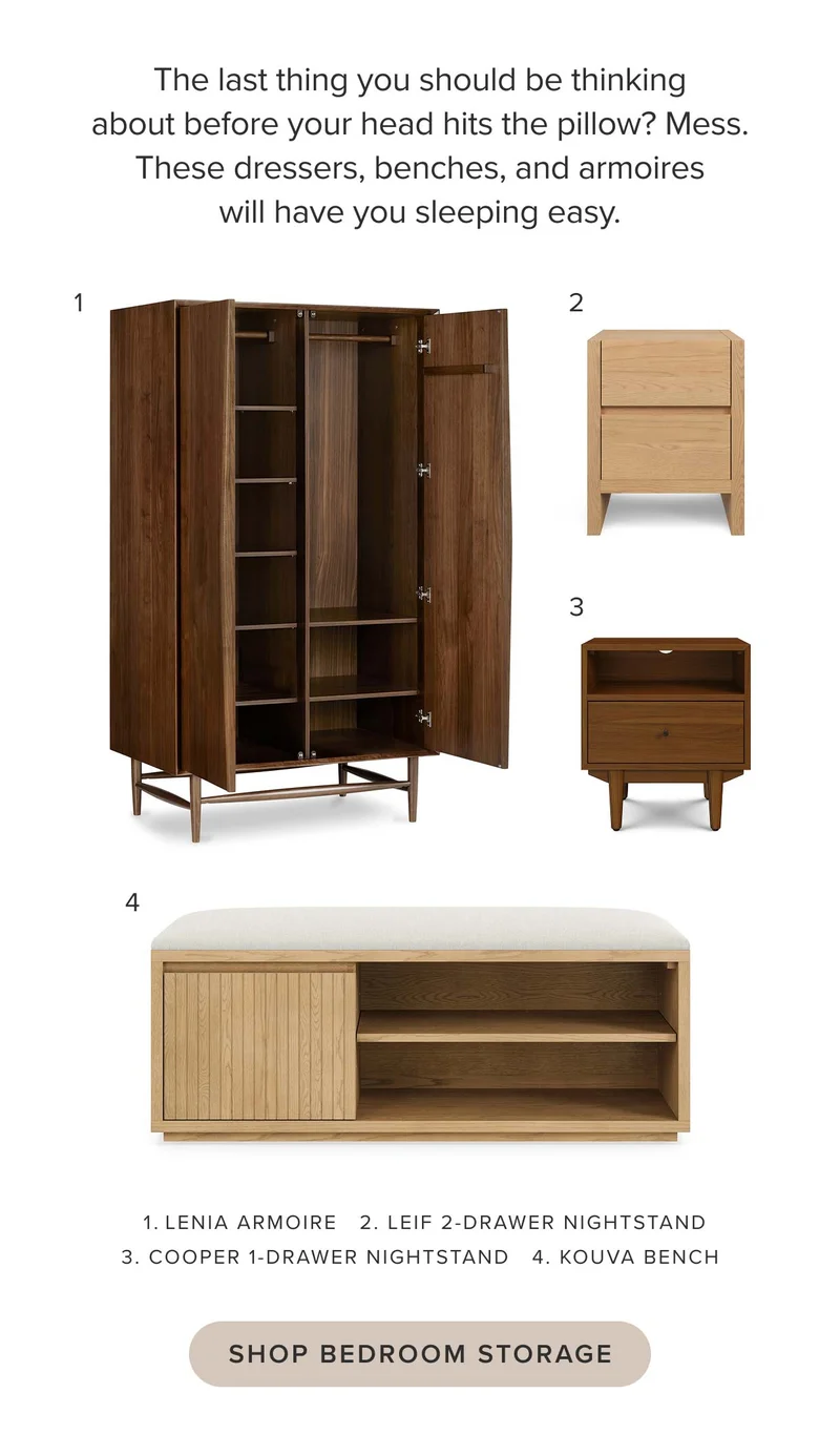 SHOP BEDROOM STORAGE