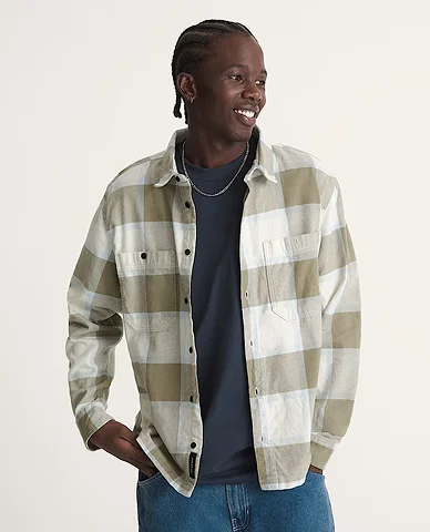Larkspur Plaid Flannel Shirt
