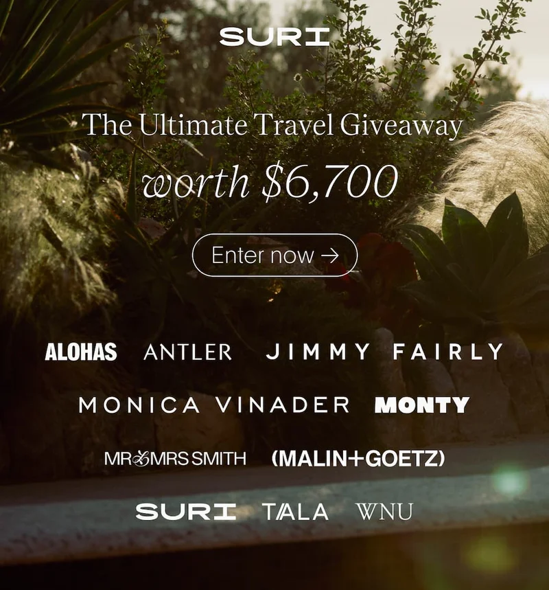 Ultimate travel giveaway