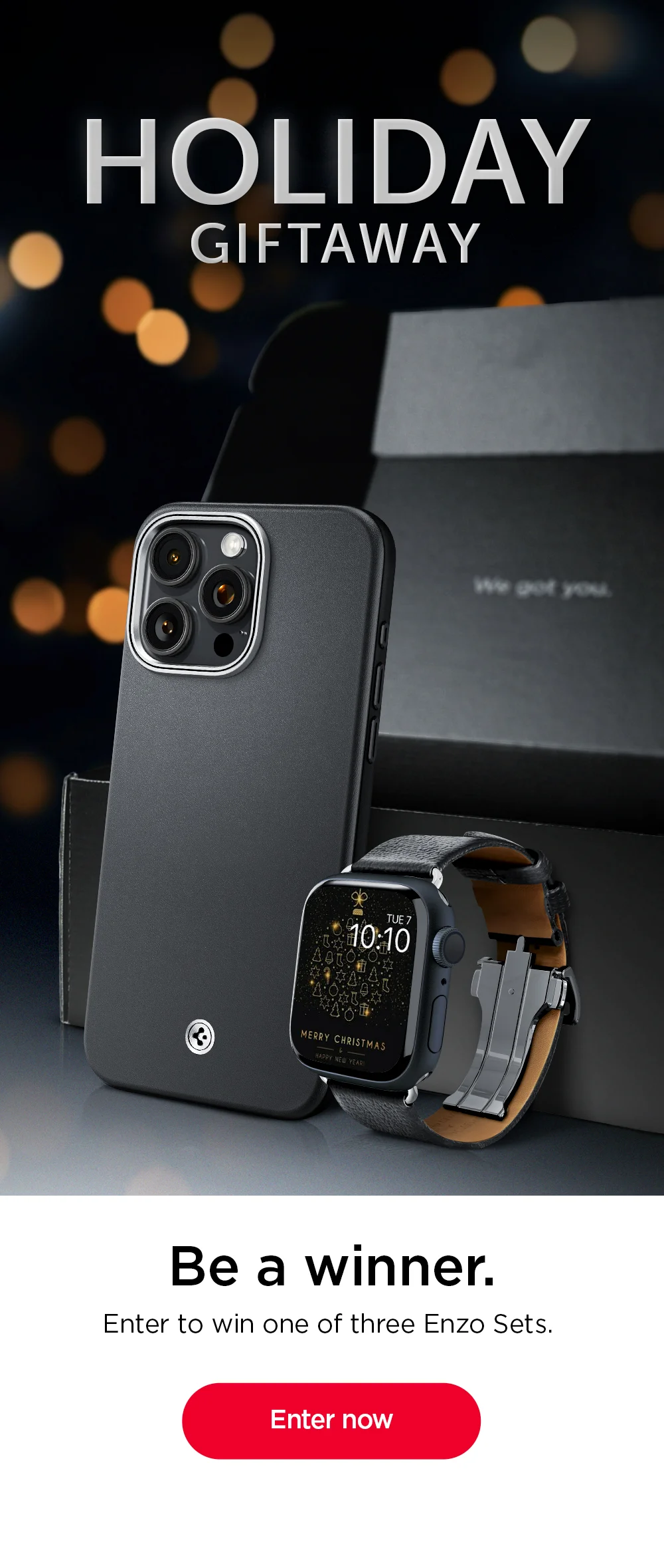 Be a winner. Enter to win one of three Enzo Sets. Enter the giveaway now.