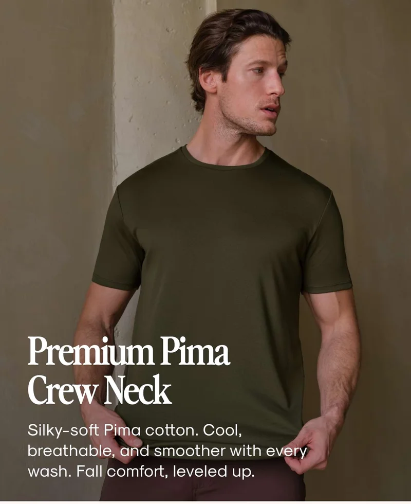 Premium Pima Crew Neck