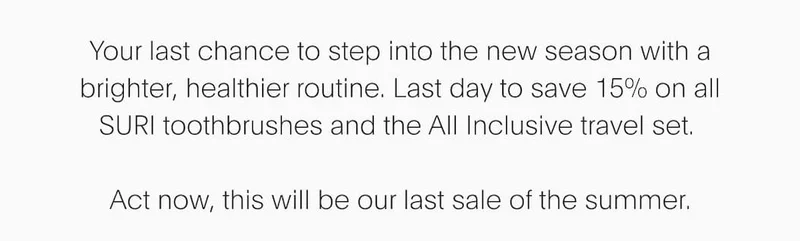 Summer Break Sale