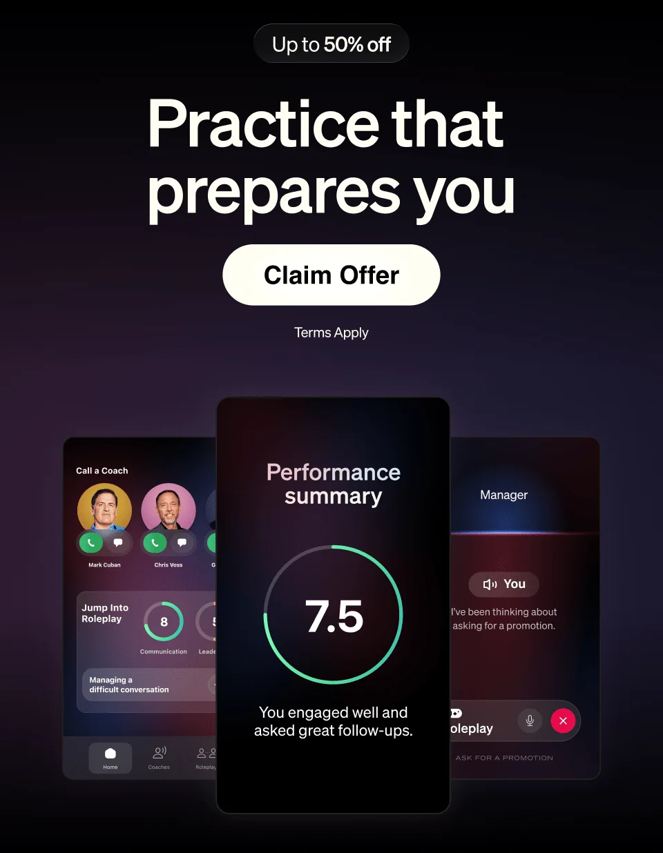 Up to 50% off - Practice that prepares you - Claim Offer - Terms Apply