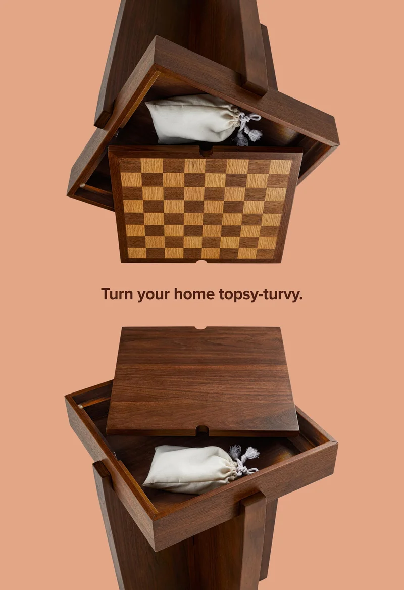 Turn your home topsy-turvy.