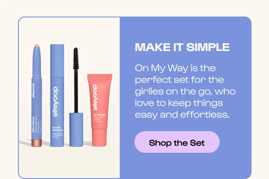 make it simple - on my way is the perfect set for the girlies on the go, who love to keep things easy and effortless. - Click to shop the set