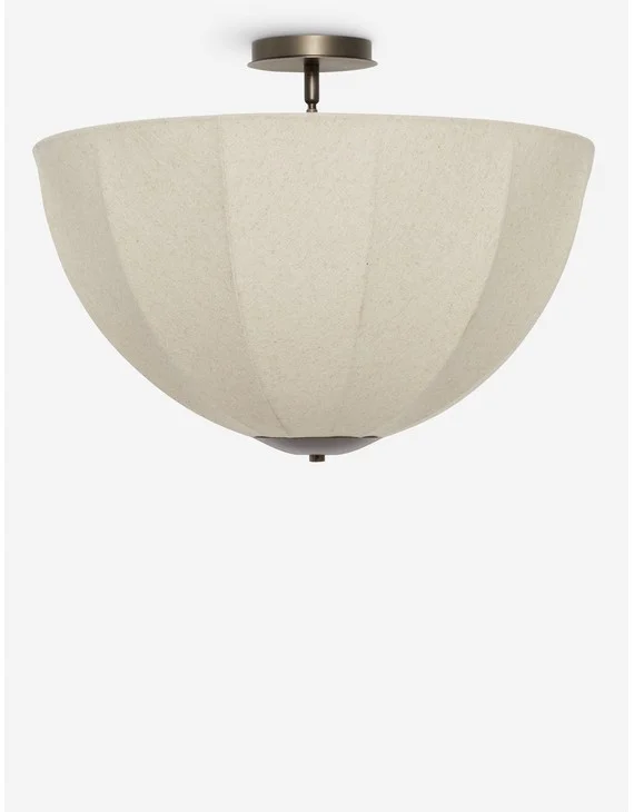 Sello Flush Mount Light by DISC Interiors - Ivory / 22"Dia