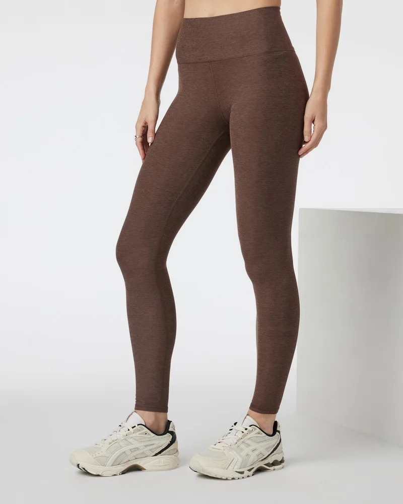 Image of Clean Elevation Legging | Chocolate Milk Heather