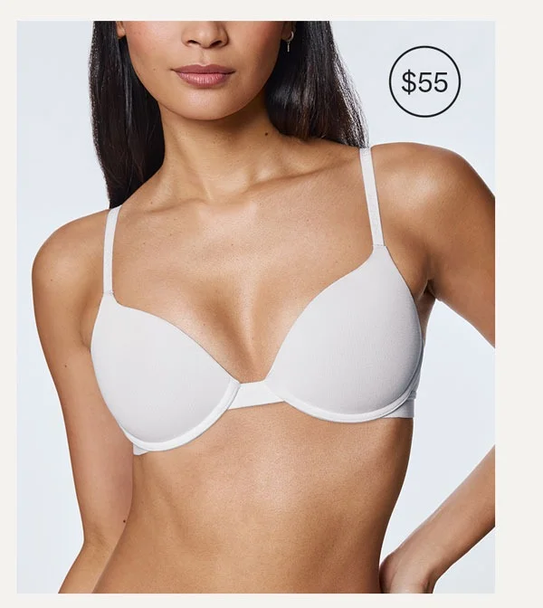 Supima® Cotton Lift Up Bra White