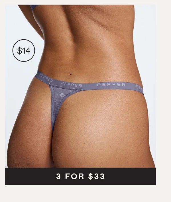 Supima® Cotton String Thong Flora