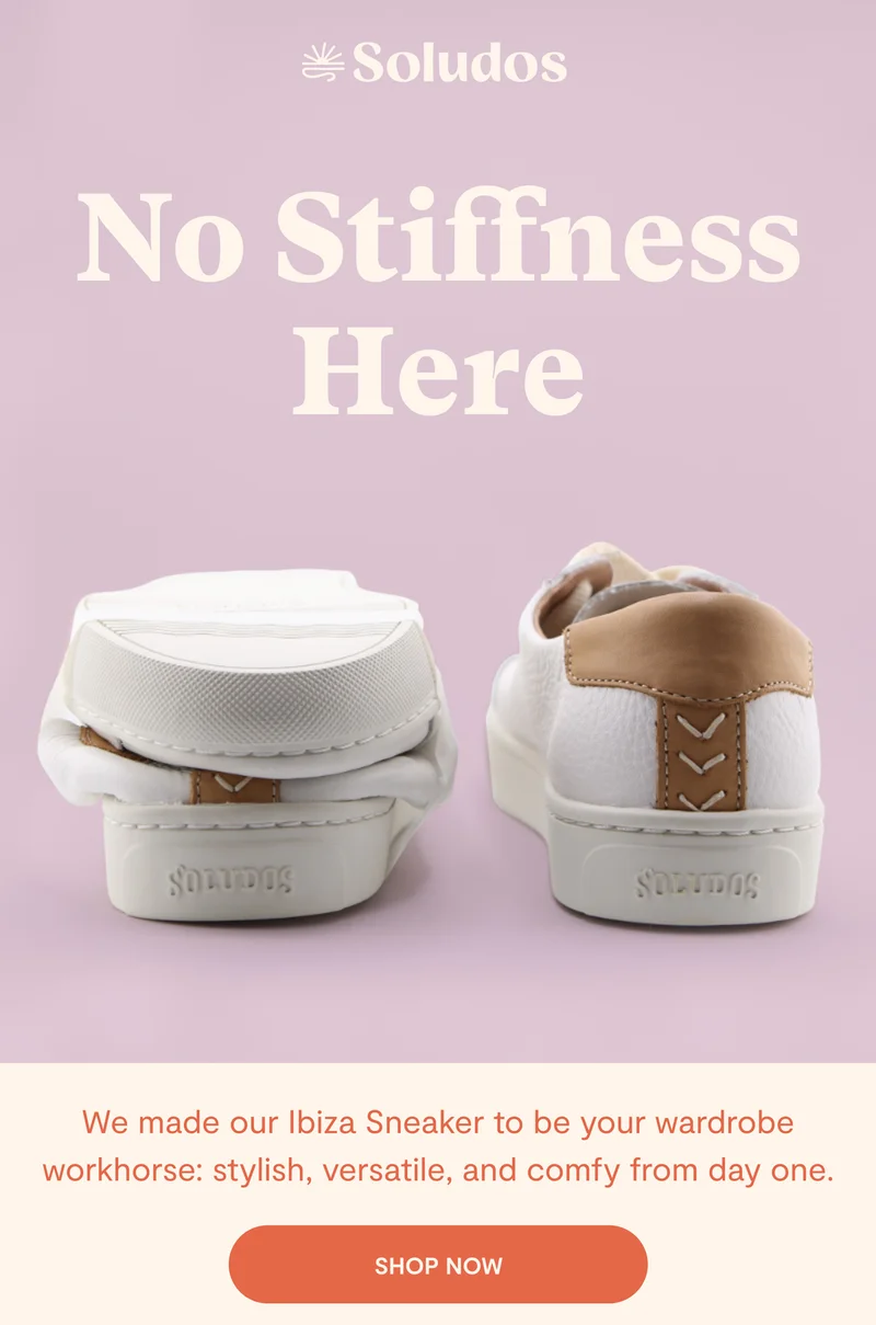 The Ibiza Sneaker - No Stiffness Here