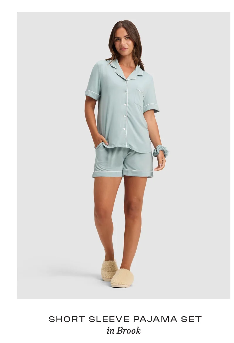 Shop Short Sleeve Pajama Set Shop Short Sleeve Pajama Set