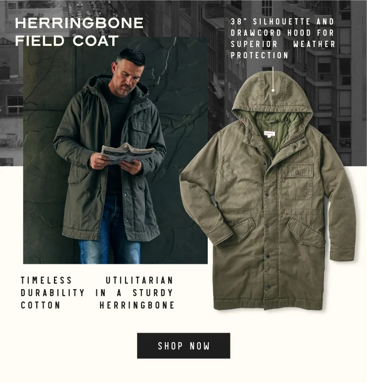 Herringbone Field Coat
