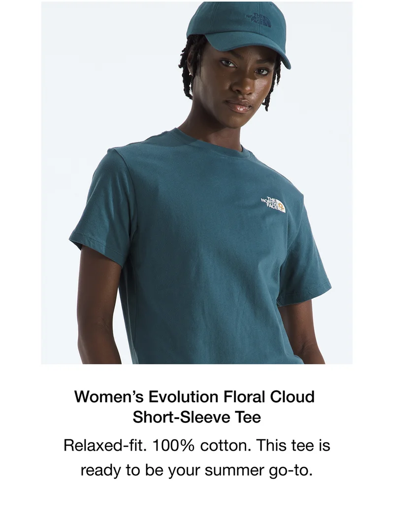 Women’s Evolution Floral Cloud Short-Sleeve Tee