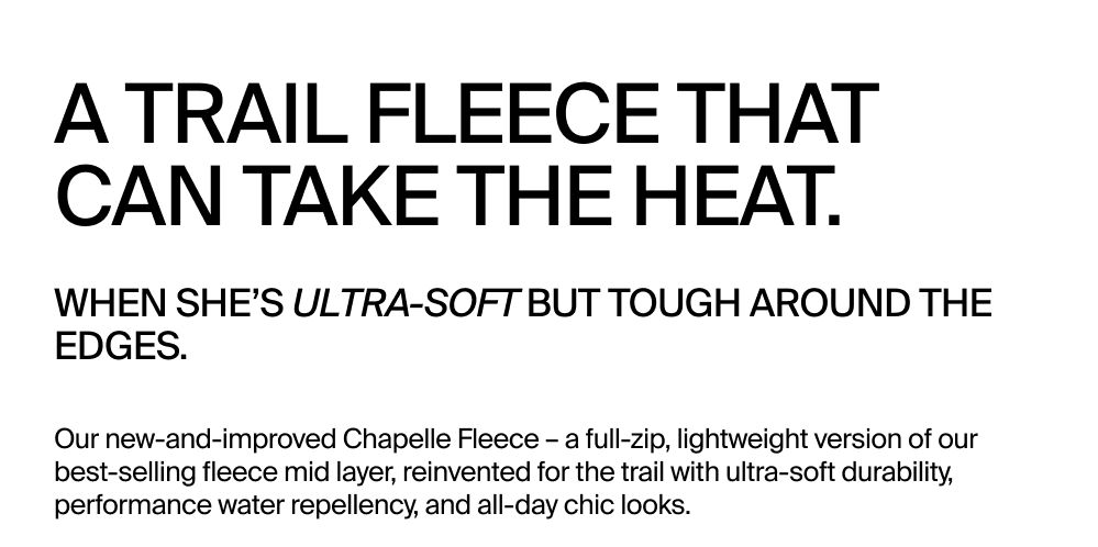 Shop the Chapelle Fleece