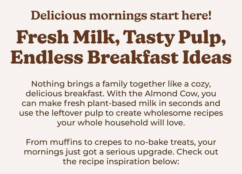 Delicious mornings start here!