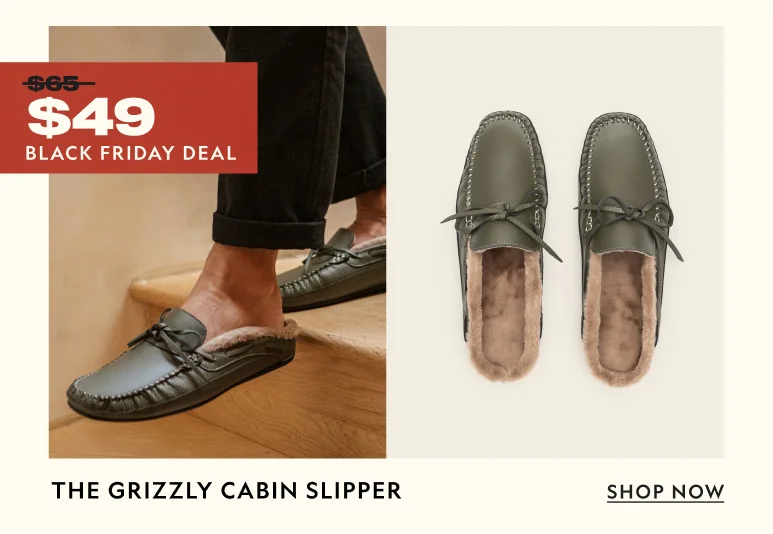 The Grizzly Cabin Slipper